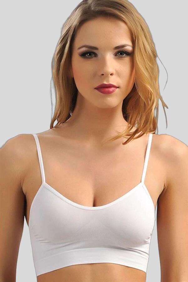 Kadın Dikişsiz Balensiz Desteksiz Dolgusuz Günlük Klasik Spor Sütyeni