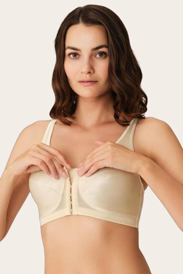 Arias Closet Toparlayıcı Minimizer Balensiz Desteksiz Dolgusuz Önden Açılan Sırt Destekli Medikal Sütyen