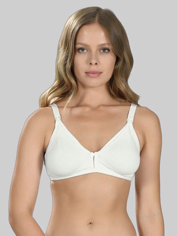 Ekru Dikişsiz Emzirme Sütyeni