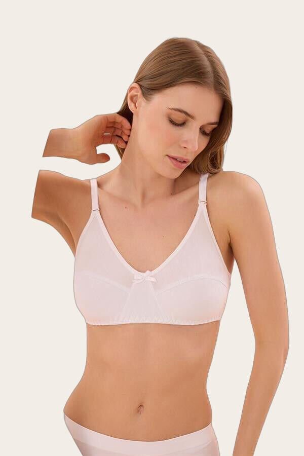 Beyaz Penye Minimizer Toparlayıcı Sütyen