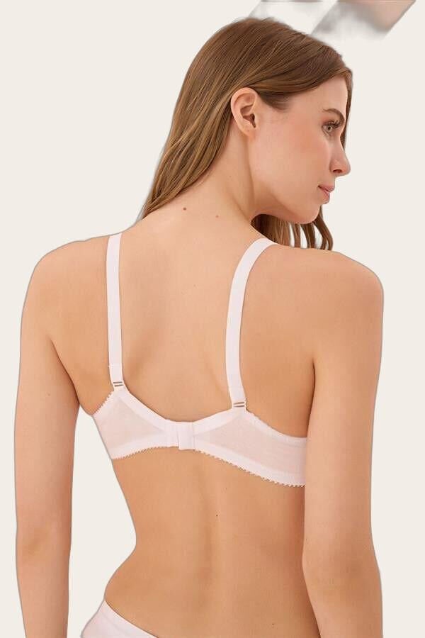 Beyaz Penye Minimizer Toparlayıcı Sütyen