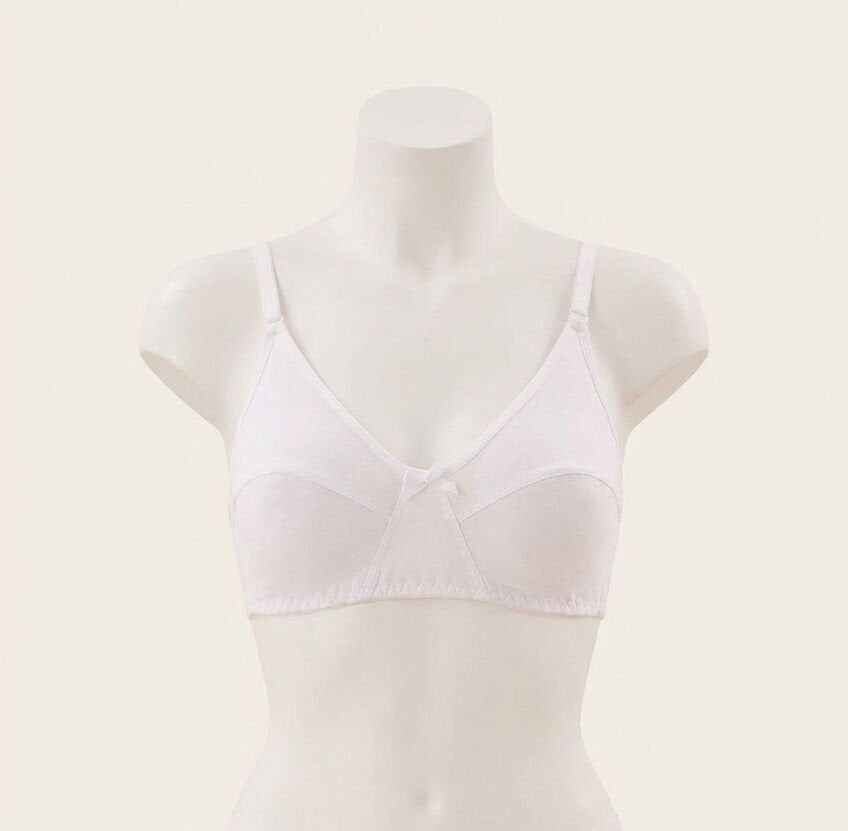 Beyaz Penye Minimizer Toparlayıcı Sütyen