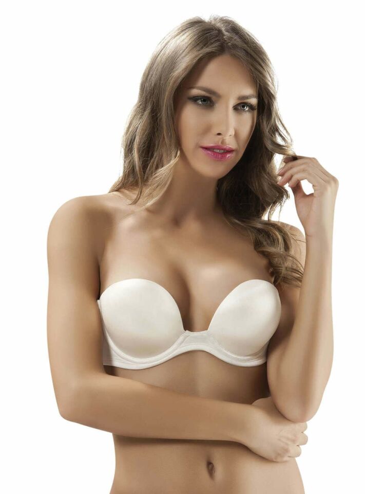 Le Jardin 7036 Emmalyn Straplez Sütyen Destekli 2 Beden Büyüten