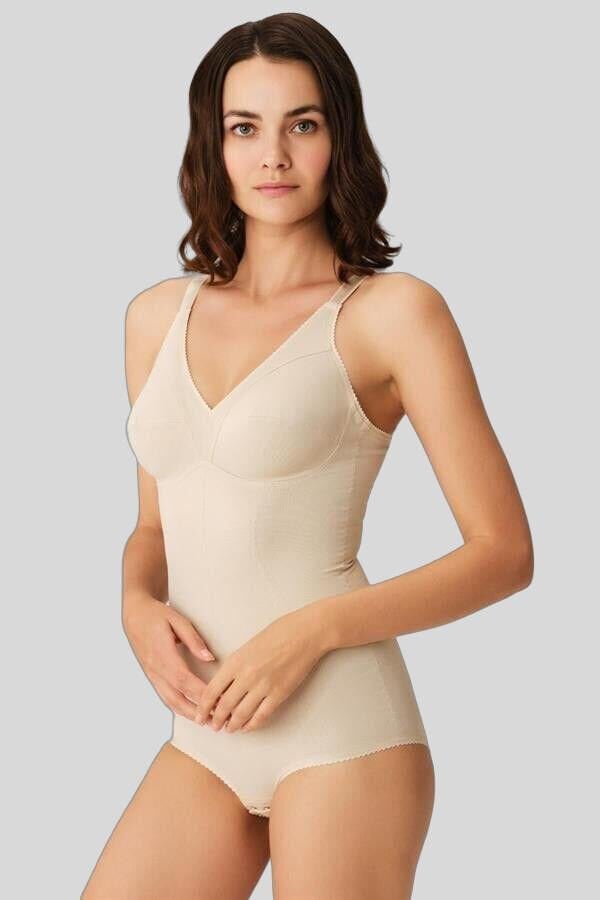 Kadın Toparlayıcı Vücut İnceltici Dikişli Alttan Kancalı Sıkı Badi Korse