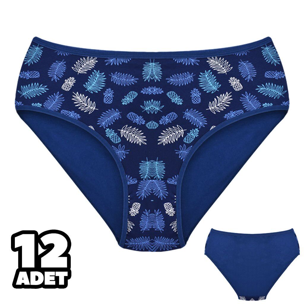 Dondeza 301-144 Desenli Bayan Bato 12'li