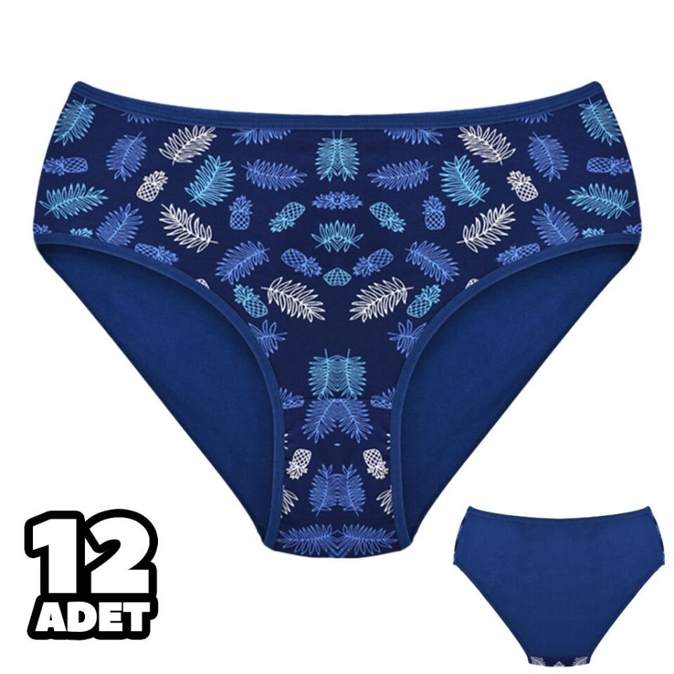 Dondeza 301-144 Desenli Bayan Bato 12'li