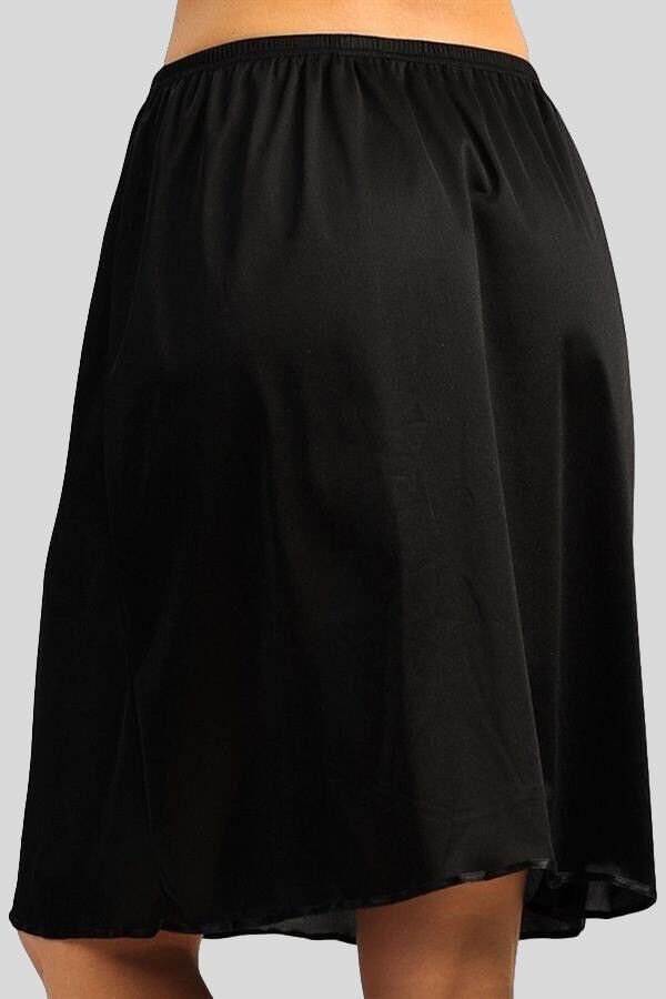 Kadın Polyamid Kumaşlı Diz Altı Uzun Etek Altı Jüpon