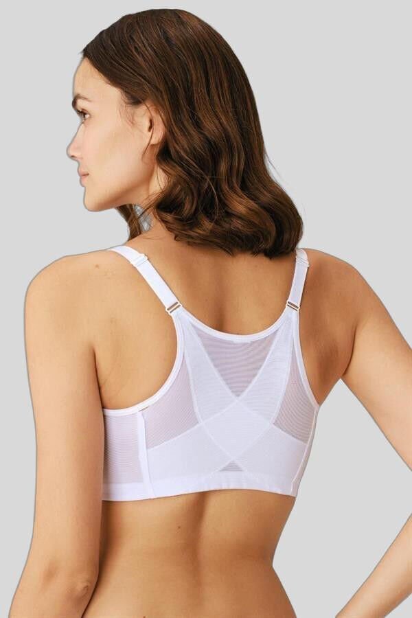 Kadın Toparlayıcı Minimizer Balensiz Desteksiz Dolgusuz Önden Açılan Sırt Destekli Medikal Sütyen