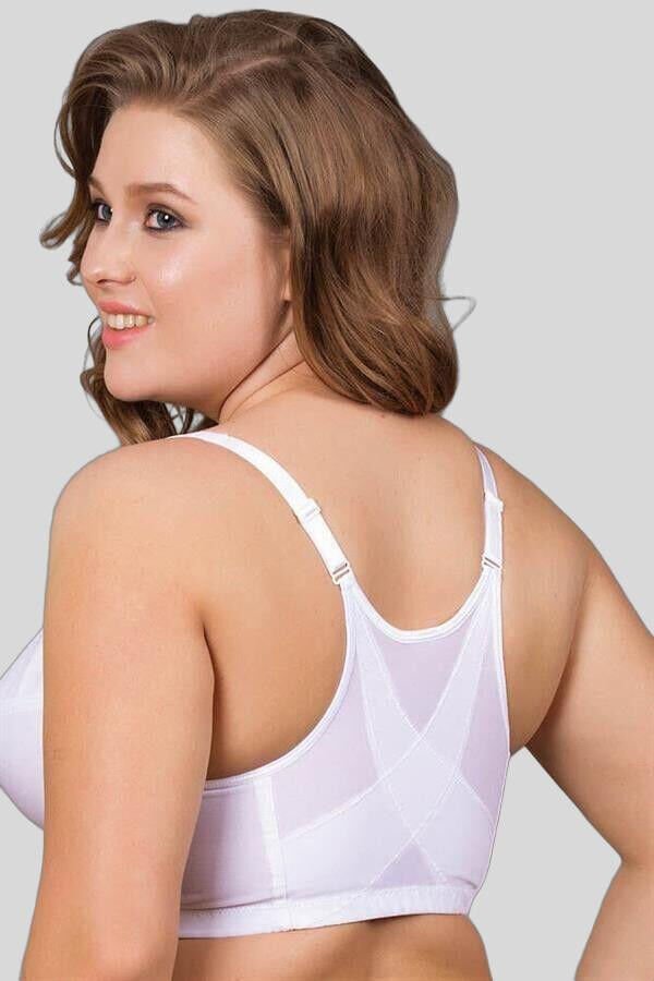 Kadın Toparlayıcı Minimizer Balensiz Desteksiz Dolgusuz Önden Açılan Sırt Destekli Medikal Sütyen