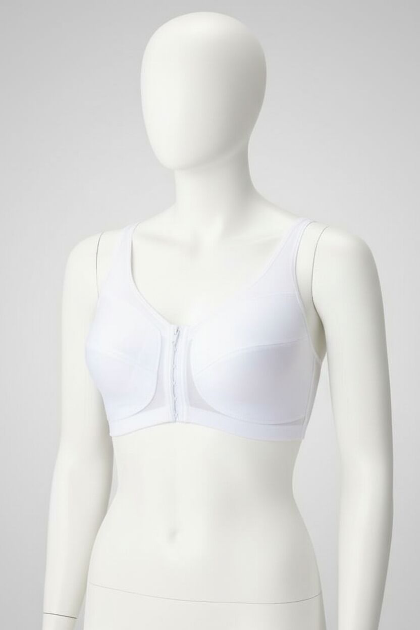 Kadın Toparlayıcı Minimizer Balensiz Desteksiz Dolgusuz Önden Açılan Sırt Destekli Medikal Sütyen