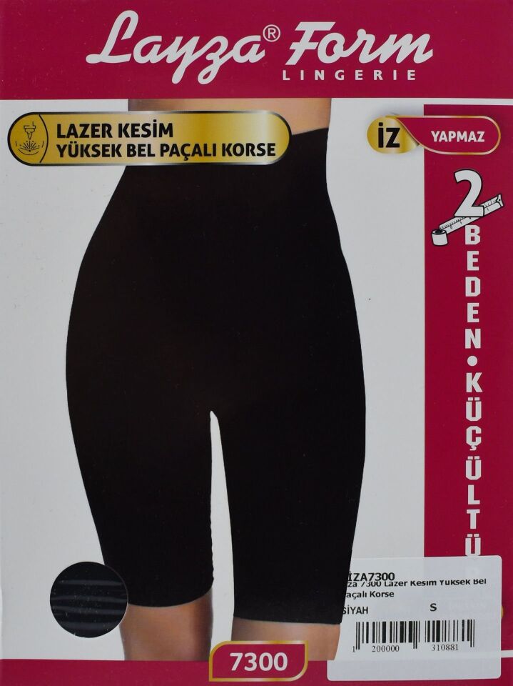 Liza 7300 Lazer Kesim Yüksek Bel Paçalı Korse