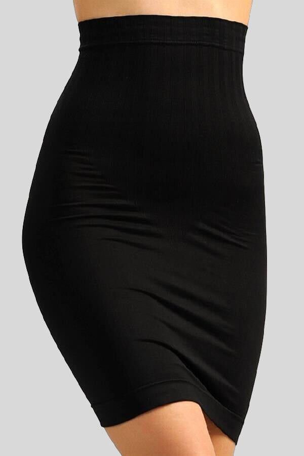 Kadın Toparlayıcı Vücut İnceltici Dikişsiz Yüksek Bel Etek Korse