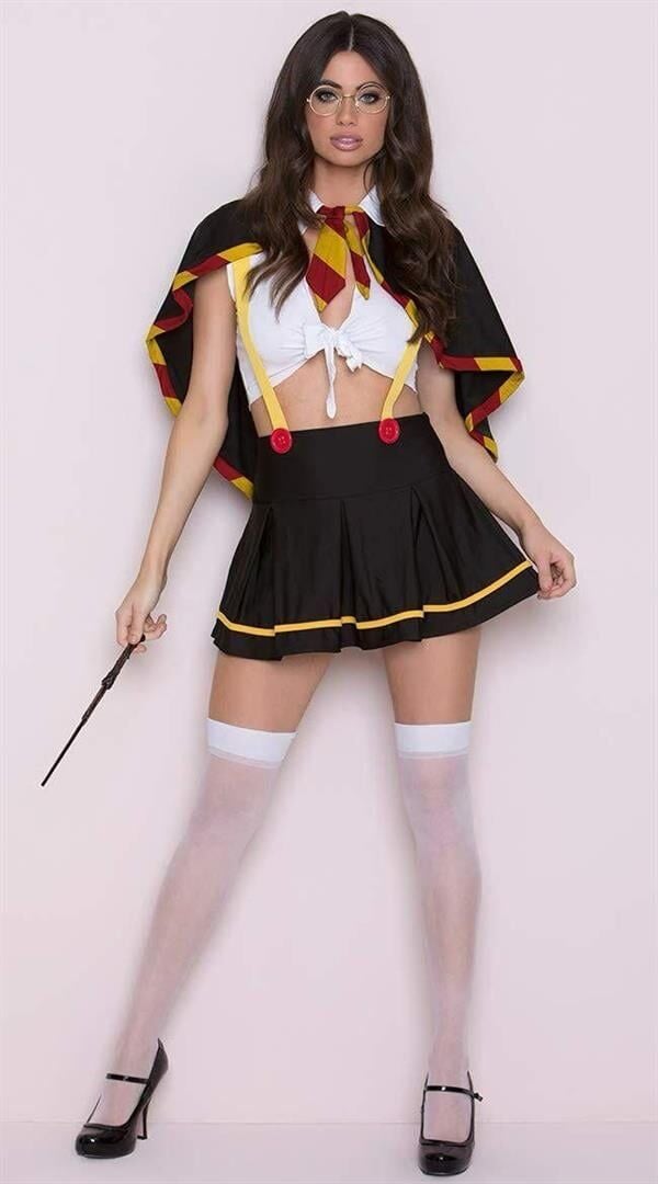 Arias Closet Siyah Harry Potter Cadılar Bayramı Kostümü