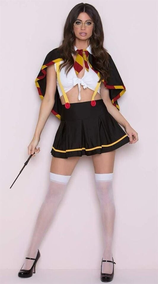 Arias Closet Siyah Harry Potter Cadılar Bayramı Kostümü