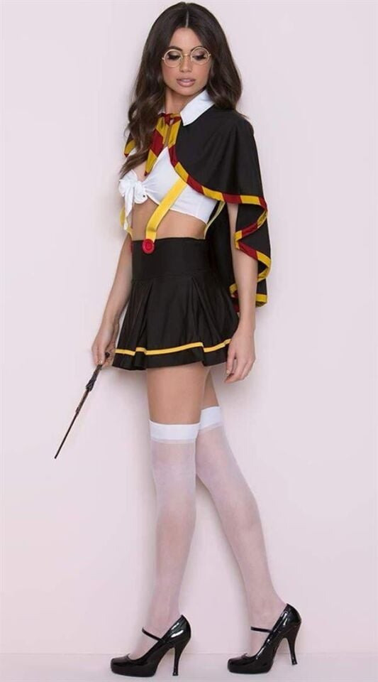 Arias Closet Siyah Harry Potter Cadılar Bayramı Kostümü