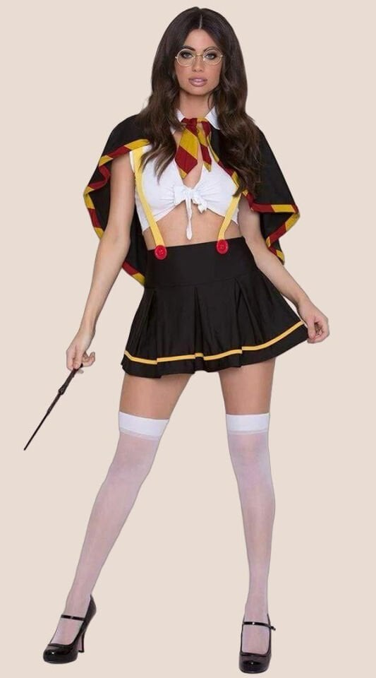 Arias Closet Siyah Harry Potter Cadılar Bayramı Kostümü