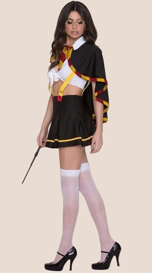 Arias Closet Siyah Harry Potter Cadılar Bayramı Kostümü