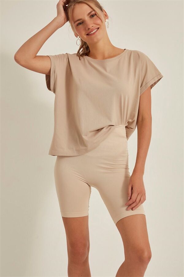 Arias Closet Ten MI Emay 3005 Soft Uzun Paçalı Boxer Korse