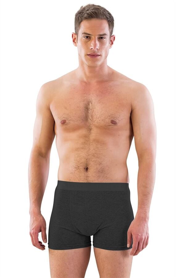 Arias Closet Siyah MI Emay 6700 Erkek Boxer