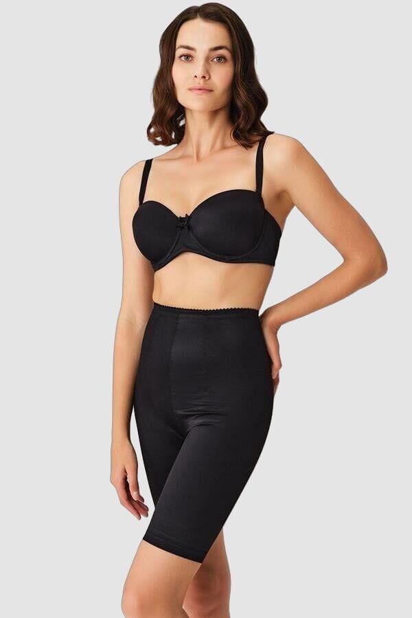 Arias Closet Toparlayıcı Bel ve Bacak İnceltici Dikişli Uzun Paçalı Orta Bel Sıkı Şort Korse