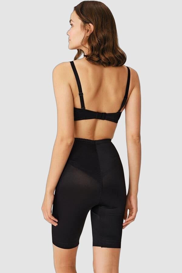 Arias Closet Toparlayıcı Bel ve Bacak İnceltici Dikişli Uzun Paçalı Orta Bel Sıkı Şort Korse