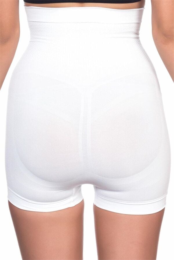 Arias Closet Beyaz MI Emay 2055 Yüksek Bel Masajlı Boxer Korse
