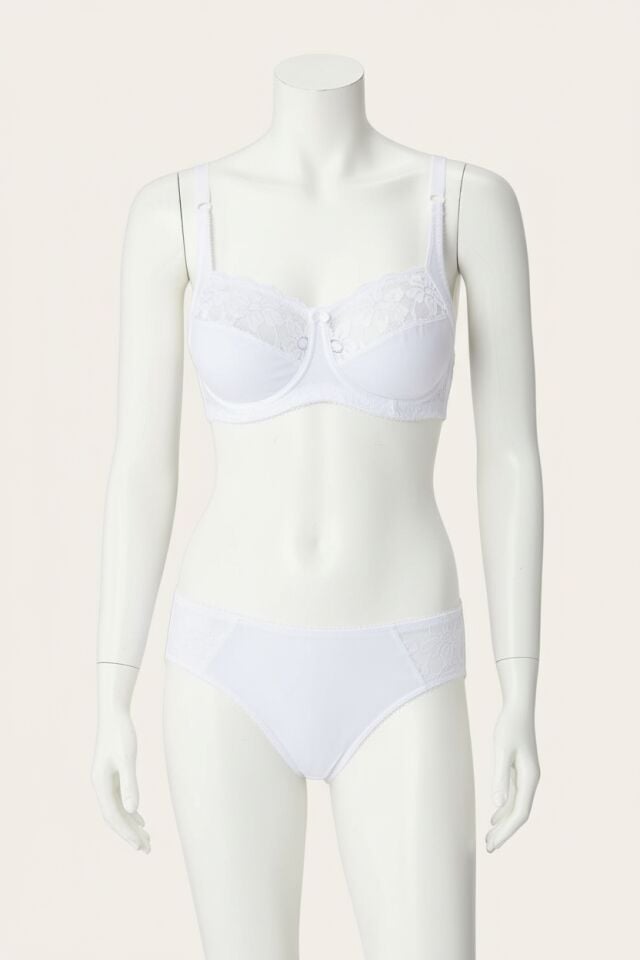 Arias Closet Balenli Desteksiz Dolgusuz Toparlayıcı Günlük Klasik Dantelli Küçültücü Sütyen