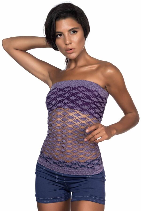 Arias Closet Mor MI Emay 5034 Fantazi Büstiyer Atlet Korse