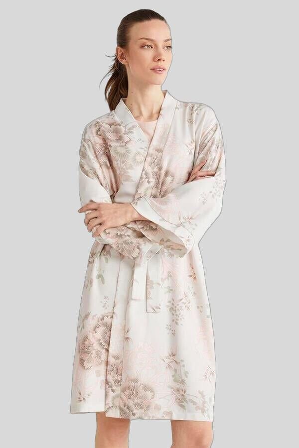 Catherine's Çiçek Desen 2'li Sabahlık Gecelik Takımı