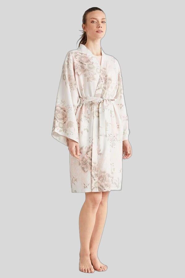 Catherine's Çiçek Desen 2'li Sabahlık Gecelik Takımı