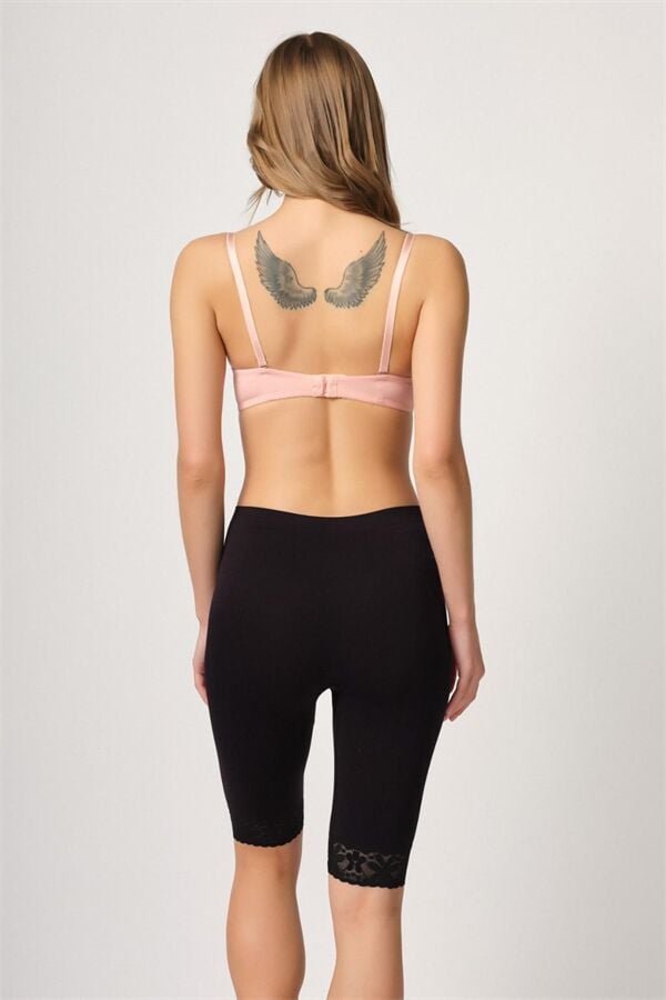 Arias Closet Siyah MI Emay 3004 Soft Uzun Paça Dantel Boxer