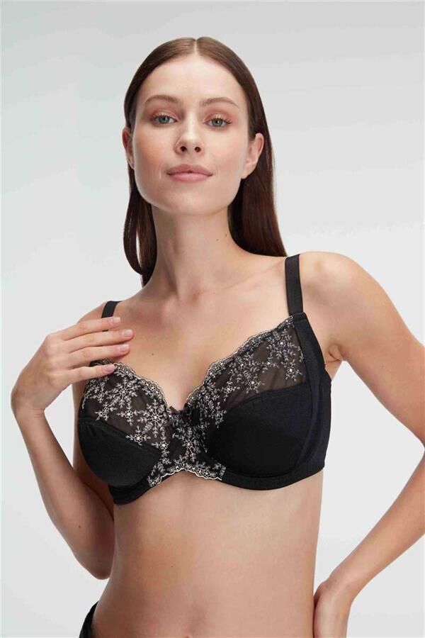 Arias Closet Balenli Desteksiz Dolgusuz Toparlayıcı Dantelli Küçültücü Sütyen