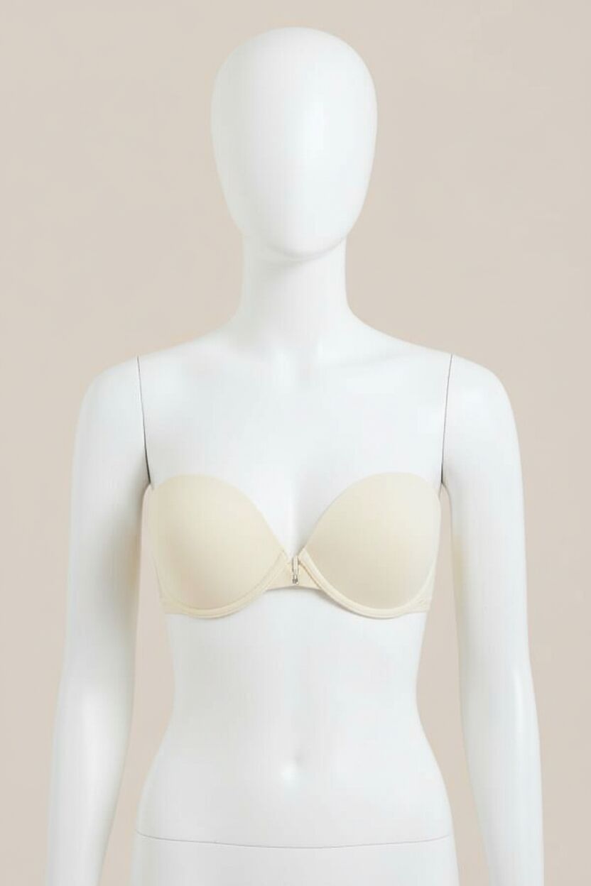 Arias Closet Balensiz Dikişsiz Desteksiz Straplez Önden Açılan Yapışkan Sütyen