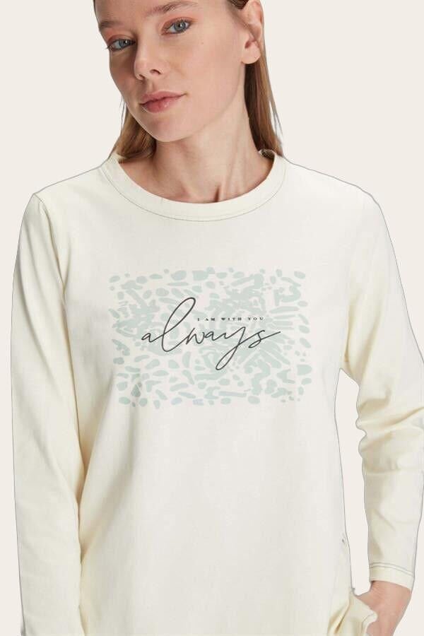 Kadın Pamuklu Uzun Kol Pijama Takımı