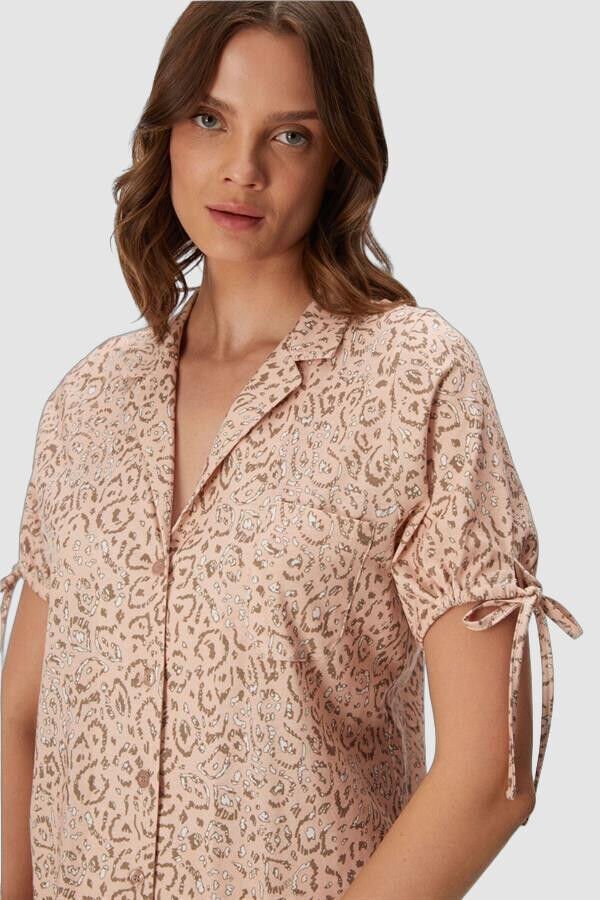 Kadın Kısa Kol Gömlek ve Şort Takım