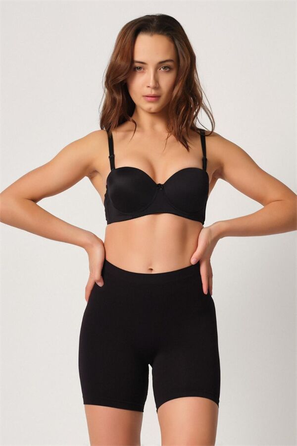 Arias Closet Siyah MI Emay 3003 Soft Paçalı Boxer
