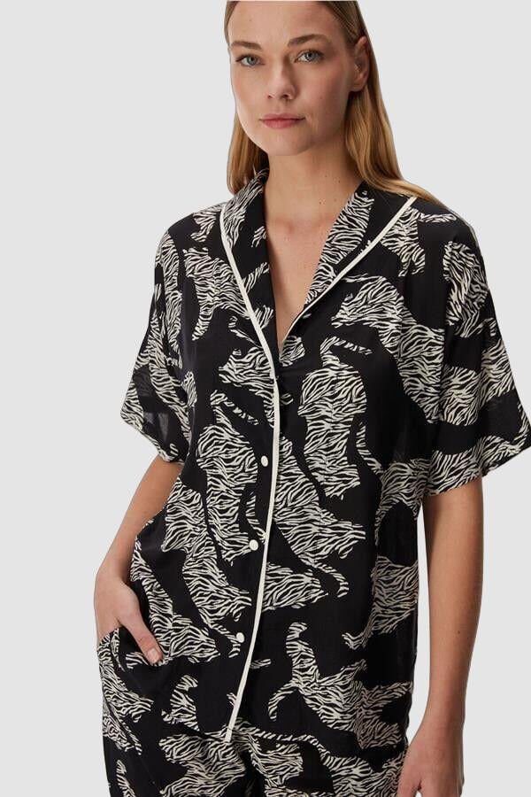 Kadın Kısa Kol Gömlek ve Pantolon Takım