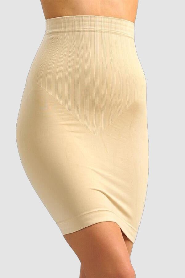 Arias Closet Toparlayıcı Vücut İnceltici Dikişsiz Yüksek Bel Etek Korse