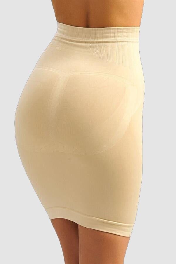 Arias Closet Toparlayıcı Vücut İnceltici Dikişsiz Yüksek Bel Etek Korse