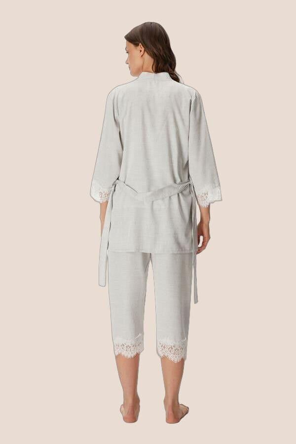 Kadın Sabahlık, Atlet ve Pantolon Takım