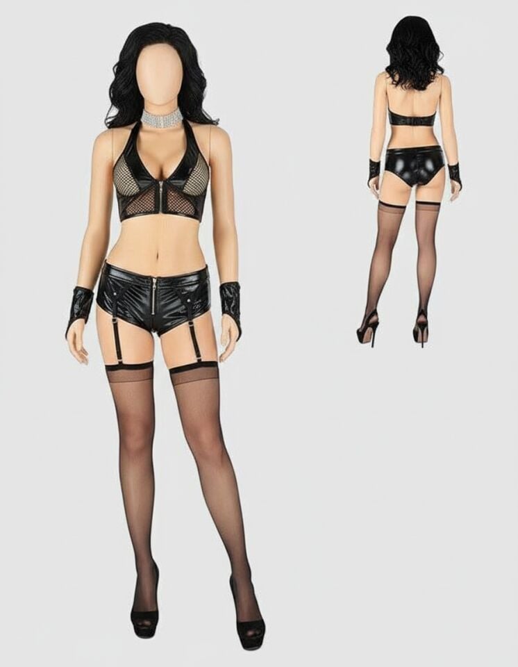 Arias Closet Fantazi Eldivenli Lateks Takım