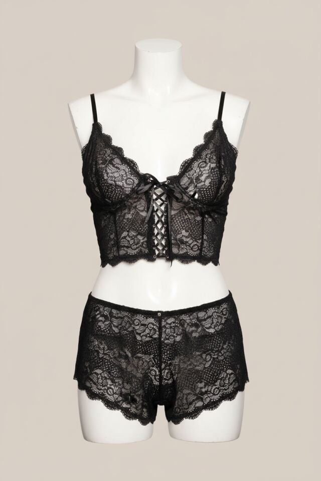 Arias Closet Dekolte Dantel Büstiyer