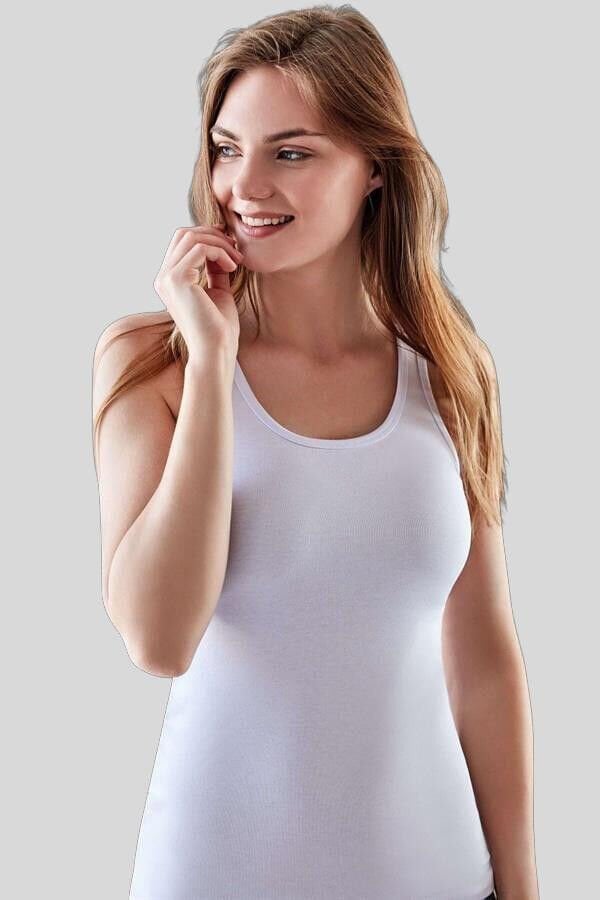 Kadın Termal Geniş Askılı Geniş Yaka İçlik Atlet