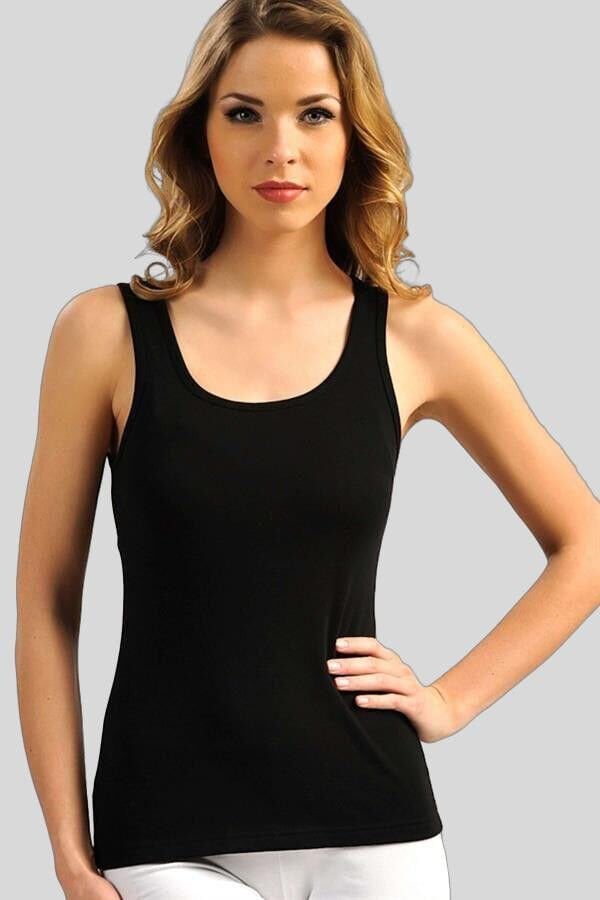 Kadın Termal Geniş Askılı Geniş Yaka İçlik Atlet