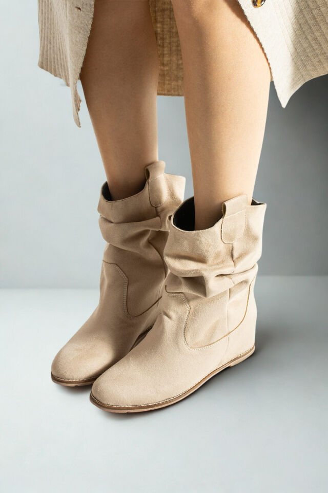 Kadın Krem Süet Bot