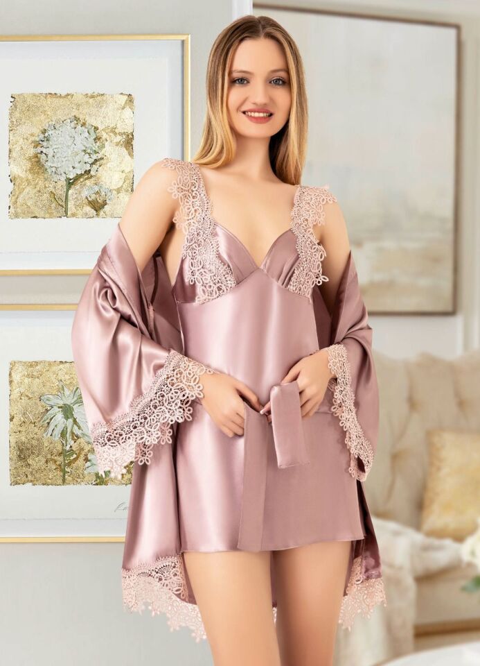 Miss Laris 5031 Bayan İkili Saten Takım