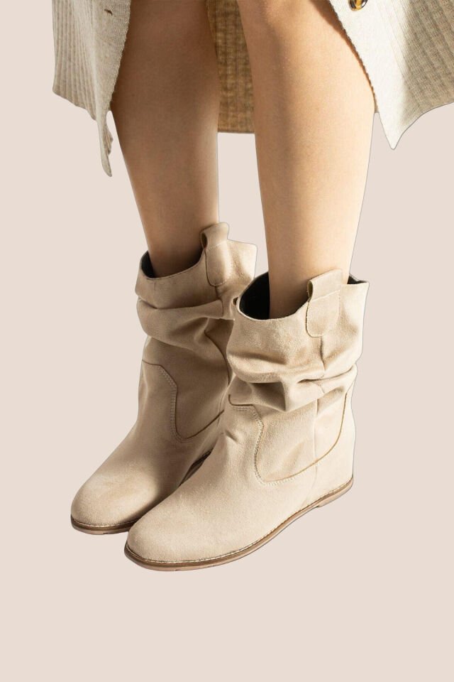 Kadın Krem Süet Bot