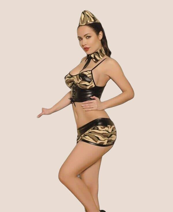 Arias Closet Latex Asker Kostüm