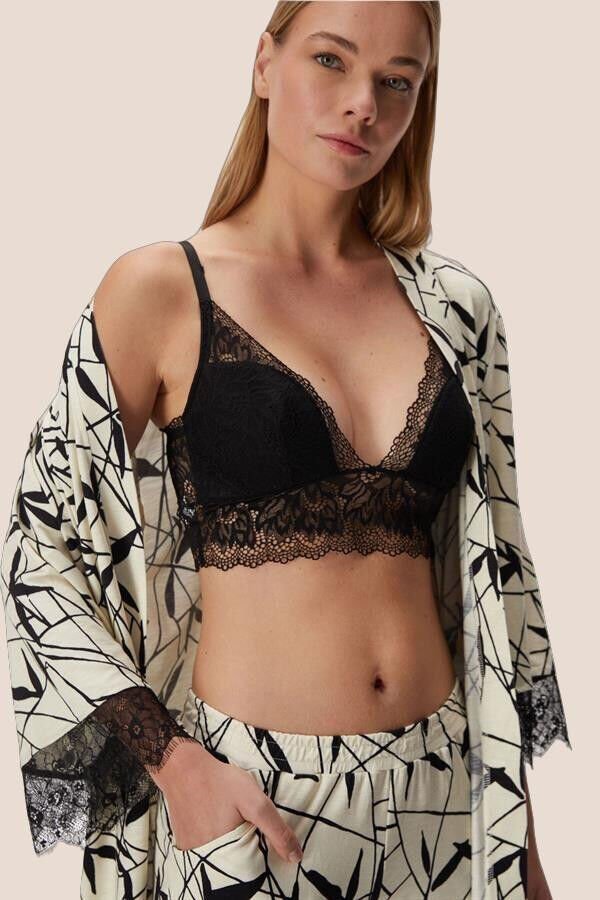 Kadın Sabahlık, Bralet ve Pantolon Takım