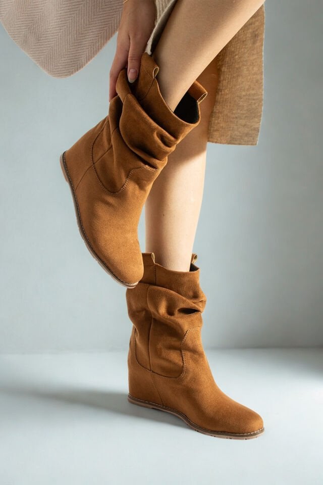 Kadın Kahverengi Süet Bot